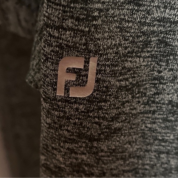 Footjoy Ankle Length Leggings in Charcoal Space Dye - Picture 5 of 6